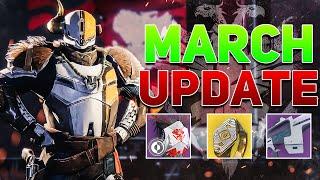 Trial Changes Prophecy Dungeon REFRESH & More MARCH UPDATE  Destiny 2