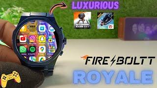 Unboxing the most premium luxurious smartwatchFireboltt Royale Smartwatch4gb storage+gaming watch