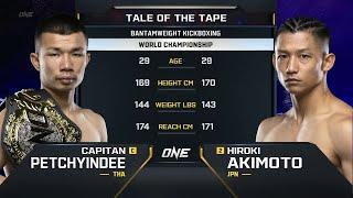 Capitan Petchyindee vs. Hiroki Akimoto  ONE Championship Full Fight