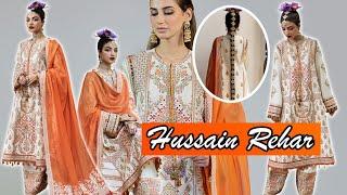 HUSSAIN REHAR LUXURY LAWN 2023  FORMAL DRESS  MASTER REPLICA  MOTIYA  EID COLLECTION