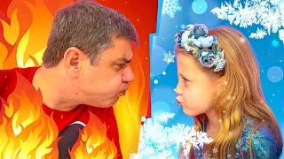Nastya and a collection of funny stories about dad and Nastyas friends