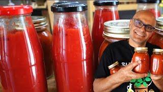 PASSATA DI POMODORO FATTA IN CASA  ricetta salsa passata di pomodoro fatta in casa