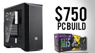 $750 i5 8500 Gaming PC Build 2018 - Budget Intel Coffee Lake Build