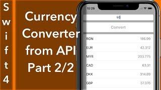 Currency Converter Part 22  Logic Swift 4 + Xcode 9.0