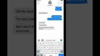 GOLD DIGGER PRANK TEXT MESSAGE #shorts