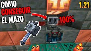 Truco Como Conseguir El Mazo en Minecraft 1.21 Java y Bedrock 