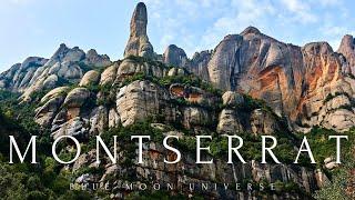 Montserrat Monastery and Mountains in Barcelona Catalonia Spain 