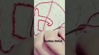 Basic Embroidery Outline Stitch