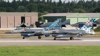 F-16 Belgian AF departing Wittmund AB after Phantom-Phlyout 07012013