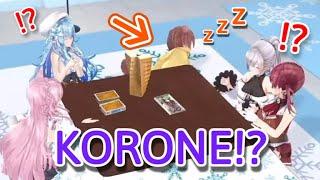 A Very Drunk Korone Keeps Falling Asleep During Lamys Birthday Party Hololive