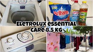 RESENHA COMPLETA + LAVANDO ROUPAS MÁQUINA ELETROLUX ESSENCIAL CARE 85 kg. VALE A PENA?