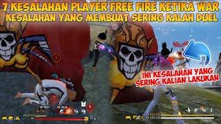 7 KESALAHAN PLAYER PEMULA FREE FIRE KETIKA WAR  Ini Penyebab Sering Kalah Ketika WAR