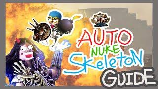  POE 3.22  GUIDE Automate Nuke Skeletons CWDT Minion Instability no ward version