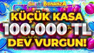 SWEET BONANZA KÜÇÜK KASA  5000 TL KASAYLA REKOR ÖDEME SLOT OYUNLARI TAKTİK VURGUN 