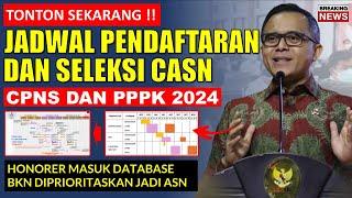 TERBARU  Jadwal Pendaftaran dan Seleksi CPNS dan PPPK Tahun 2024