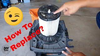 How to Replace The Filter in Ridgid Shop Vac?