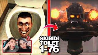 MI NOVIA REACCIONA A SKIBIDI TOILET POR PRIMERA VEZ *ÉPICO*  CAPITULO 1-76 THEKALO AceForce2