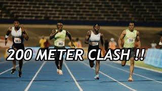 Epic Clash  Oblique Seville vs Antonio Watson vs Ackeem Blake  Mens 200 Meters  Velocity Fest