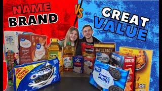 FOOD TASTE TEST Name Brand VS Great Value