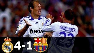 Real Madrid vs FC Barcelona 4-1 All Goals and Extended Highlights 2007-08 HD 1080i