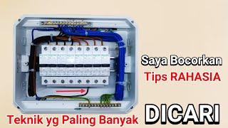 TIPS MERAPIKAN KABEL MCB GROUP  PADA INSTALASI LISTRIK 2 KABEL DAN INSTALASI LISTRIK 3 KABEL