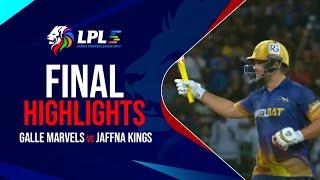 Lanka Premier League Highlights  Mendis & Rossouw lead Jaffna to glory  Final  #LPLOnStar