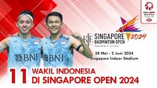 Skuad Singapore Open 2024. Ganda Campuran Pelatnas Absen #singaporeopen2024