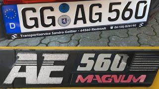 NEWS V8 NEWS  Unser Magnum V8 hat TÜV und ist zugelassen Registration is done ready for work