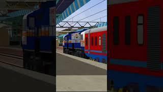 Indian Train Driving  Indian Railways #msts #shorts