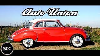 AUTO UNION DKW 1000 1958  Two 2 stroke  Test drive in top gear with engine sound  SCC TV