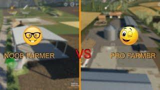 Farming Simulator 19  NOOB Farmer vs PRO Farmer  Gameplay Comparison