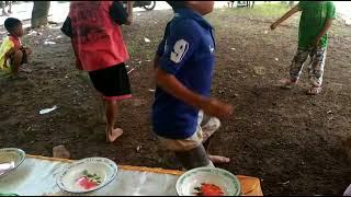 lomba pancing botol lomba lari kelereng lomba lari karung di MDTA Sabilus Salam