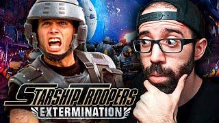 LIVE Trying Out The NEW Starship Troopers Game