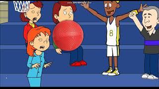 Caillou Throws A Dodgeball At RosieGrounded