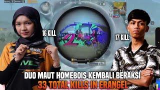 Combo maut Duo Player Homebois Beraksi  Auto Bantai Erangel 33 Total Kills  Hg Icaa Ft Hb Aboyy