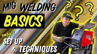 MIG Welding Basics For BEGINNERS How To Set Up Your Welder + Tips Tricks & Techniques