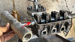 How to Repair A Suzuki 3 Cylinder Engine Head Loose Came-Shaft Size….