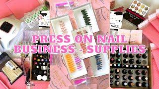 SUPPLIES FOR STARTING A PRESS ON NAIL BUSINESS  Life of an entrepreneur - small business inventory