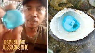 Asul na bato na hinihinalang blue diamond nakuha ng mangingisda?  Kapuso Mo Jessica Soho