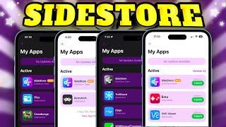 Sidestore iOS without Revokes  IPA Installation & Refresh 