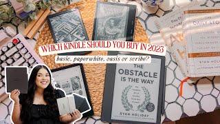 Which kindle should you buy in 2023? basic paperwhite oasis or scribe? 