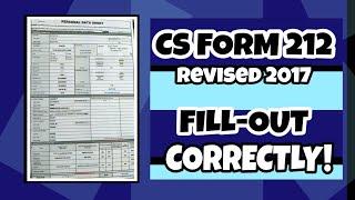 GUIDE TO FILL- OUT THE PERSONAL DATA SHEET PDS REVISED 2017  Renalyn Boquila