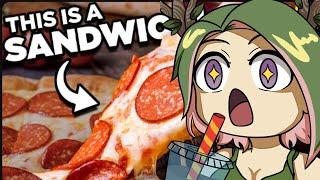 Is a hotdog a Sandwich?  Cami Reacts to Food Theory