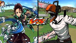 Tanjiro Kamado VS Denji - DBZ Budokai Tenkaichi 3 Crossover Legends