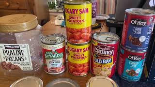 Prepper Pantry Haul for week ending April 1 2023