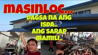 The wait is over Tara na sa Masinloc zambbales public market  Ang daming isdang pang ihaw..