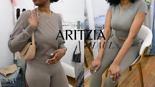 Aritzia Loungewear Sets Haul  TNA Bike Shorts and Leggings Try On and Review 2021