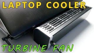 Powerful Quiet and Compact Laptop Cooler TURBINE FAN