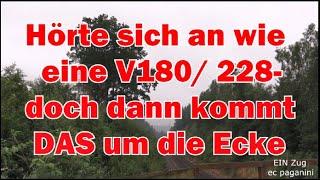 Hörte sich an wie eine V180228 Doch dann kommt DAS um die Ecke Strecke Marktredwitz - Hof