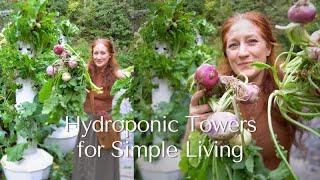 Homestead Gardening Made Easy Hydroponic Towers for Simple Living. How to Manage Caterpillars.